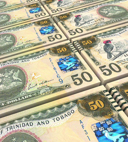 TT 50 dollar bills. Hamel-Smith practices law in Banking and Finance